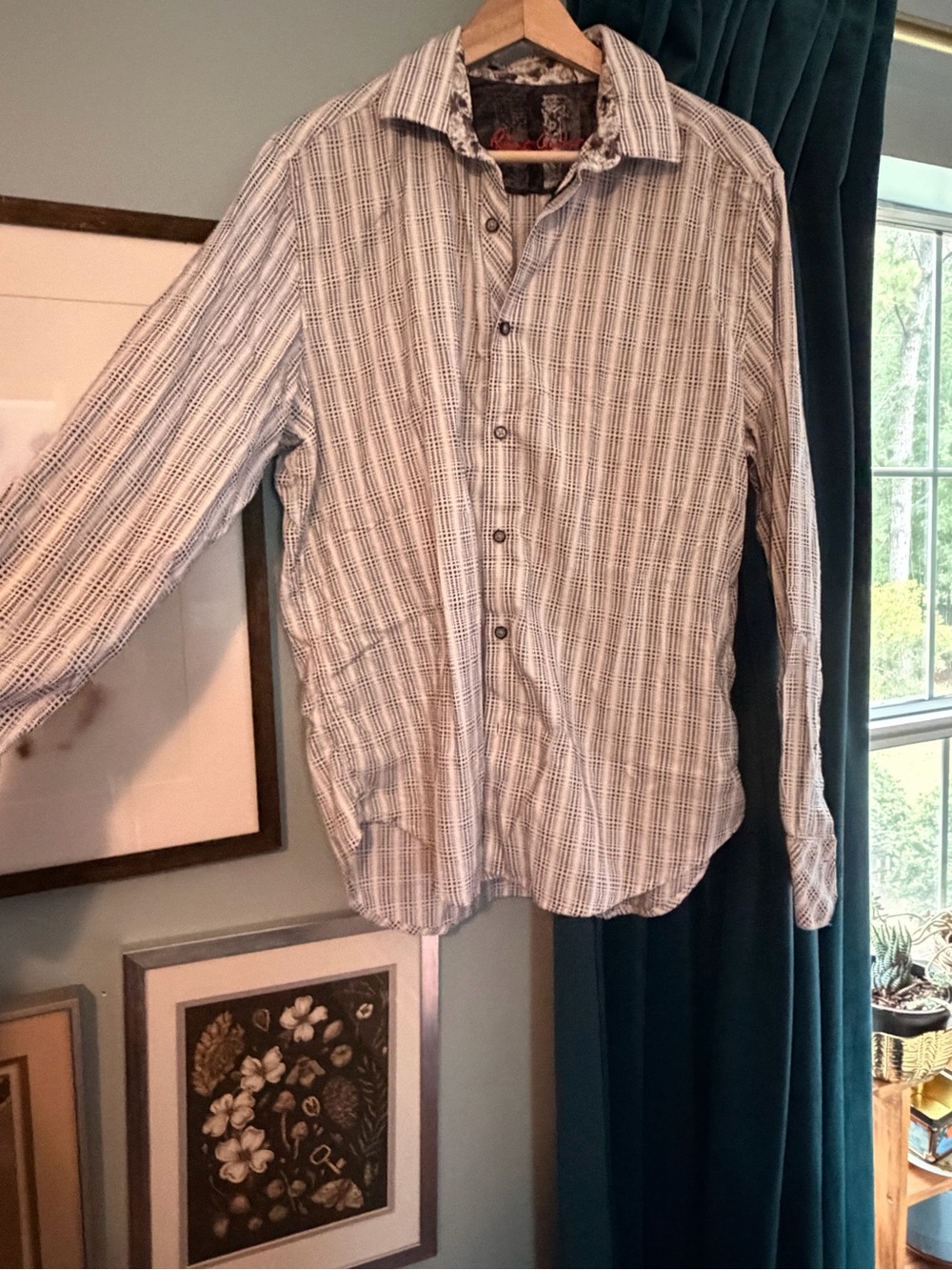 Robert Graham Classic Fit Button Down Shirt Men’s Large